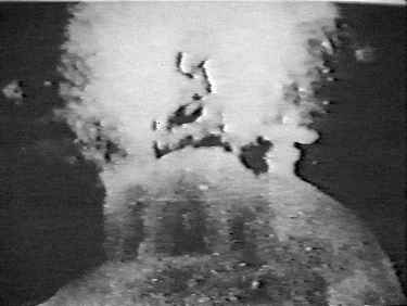 Photo of the apparition of the Virgin with the Infant Jesus Christ in Her arms